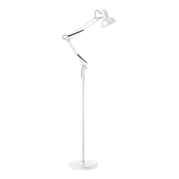 Brilagi - Ευέλικτη επιδαπέδια λάμπα TASKER 1xE27/60W/230V 184 cm λευκή