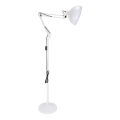 Brilagi - Ευέλικτο επιδαπέδιο φωτιστικό TASKER 1xE27/60W/230V 157 cm λευκό