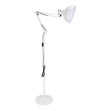 Brilagi - Ευέλικτο επιδαπέδιο φωτιστικό TASKER 1xE27/60W/230V 157 cm λευκό