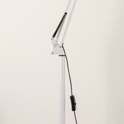 Brilagi - Ευέλικτο επιδαπέδιο φωτιστικό TASKER 1xE27/60W/230V 157 cm λευκό