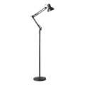 Brilagi - Ευέλικτο επιδαπέδιο φωτιστικό TASKER 1xE27/60W/230V 184 cm μαύρο