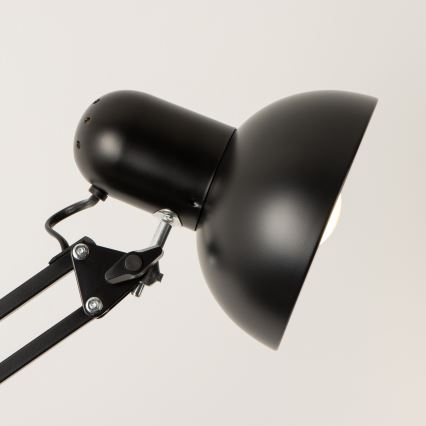 Brilagi - Ευέλικτο επιδαπέδιο φωτιστικό TASKER 1xE27/60W/230V 184 cm μαύρο