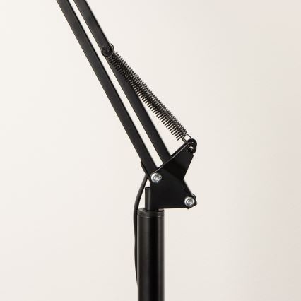 Brilagi - Ευέλικτο επιδαπέδιο φωτιστικό TASKER 1xE27/60W/230V 184 cm μαύρο