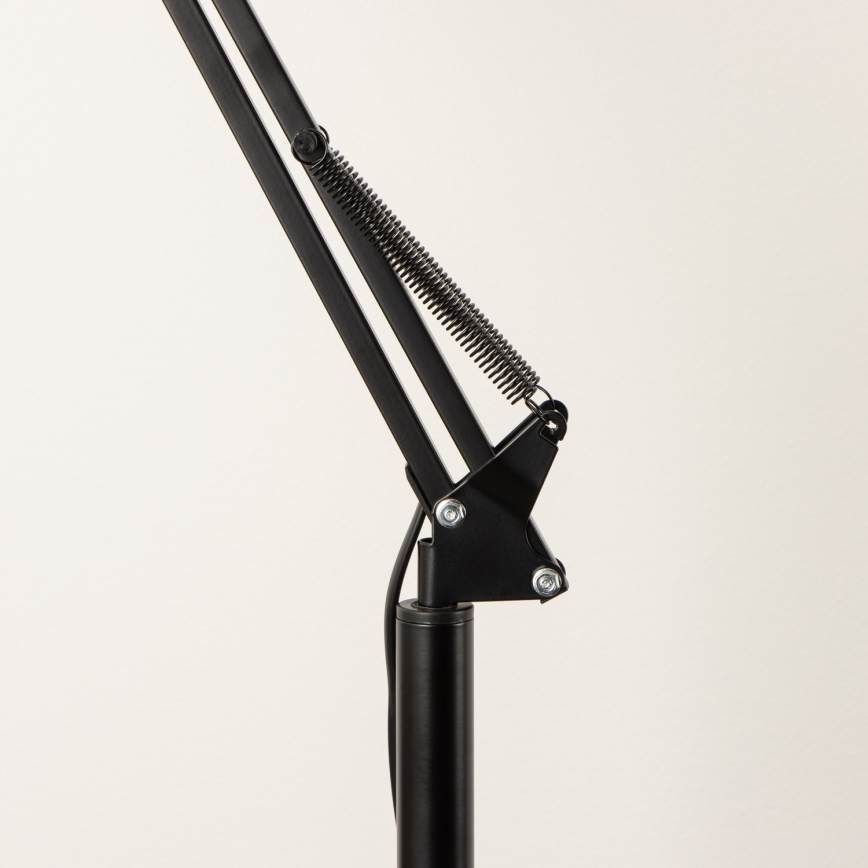 Brilagi - Ευέλικτο επιδαπέδιο φωτιστικό TASKER 1xE27/60W/230V 184 cm μαύρο