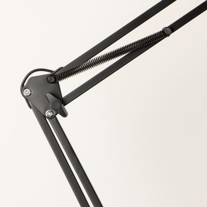 Brilagi - Ευέλικτο επιδαπέδιο φωτιστικό TASKER 1xE27/60W/230V 184 cm μαύρο
