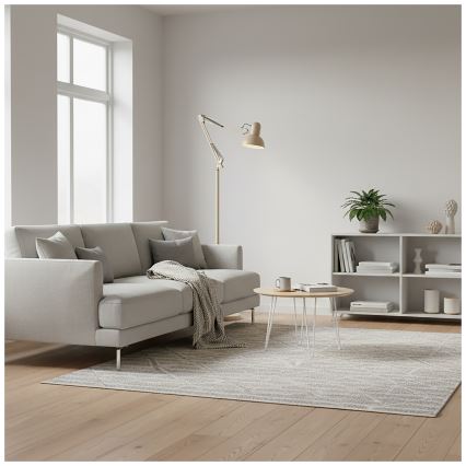 Brilagi - Ευέλικτο επιδαπέδιο φωτιστικό TASKER 1xE27/60W/230V 184 cm μπεζ
