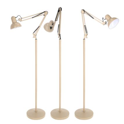 Brilagi - Ευέλικτο επιδαπέδιο φωτιστικό TASKER 1xE27/60W/230V 184 cm μπεζ
