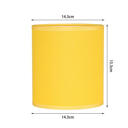 Brilagi - Αμπαζούρ γενικής χρήσης NUBILA E27 15,5x14 cm κίτρινο