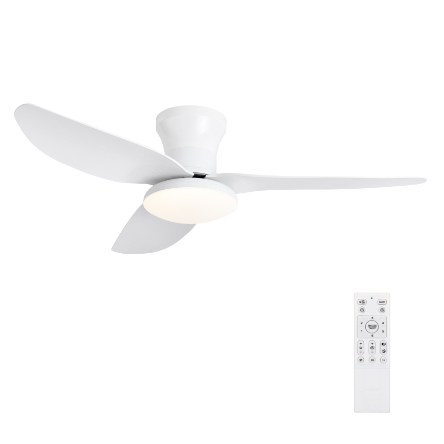 Brilagi - Ανεμιστήρας οροφής LED Dimmable LED/30W/230V 3000-6500K λευκό + τηλεχειριστήριο