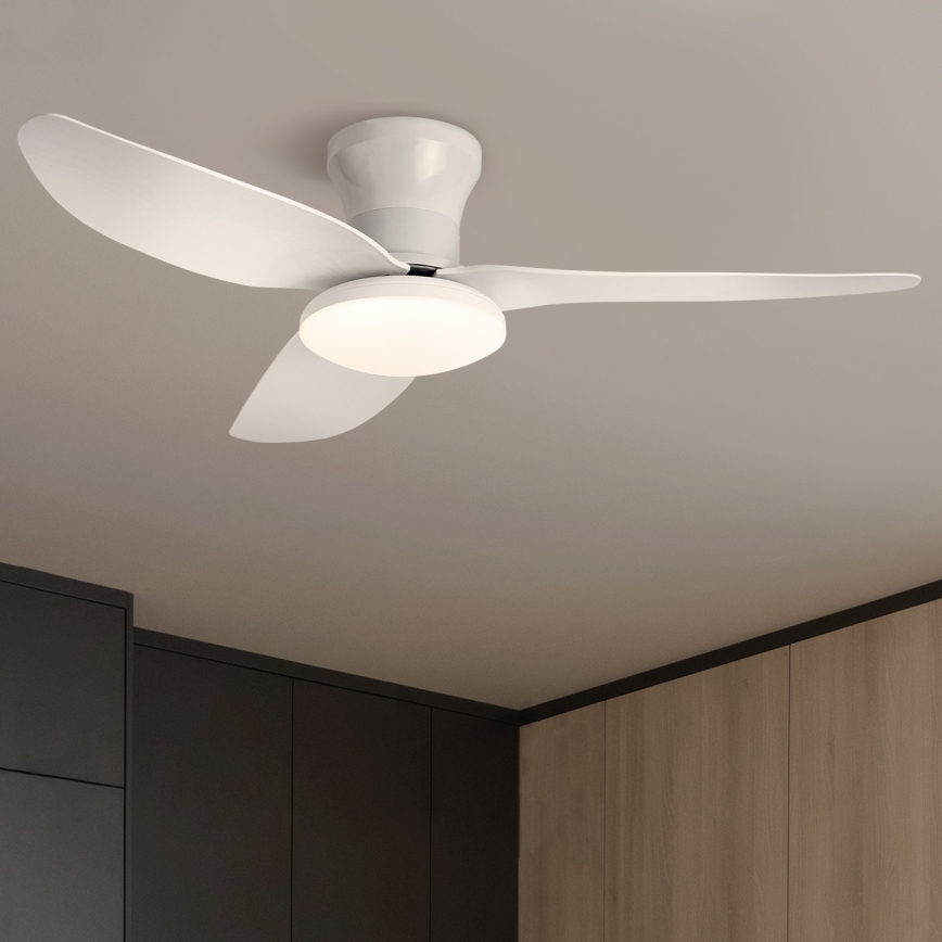 Brilagi - Ανεμιστήρας οροφής LED Dimmable LED/30W/230V 3000-6500K λευκό + τηλεχειριστήριο
