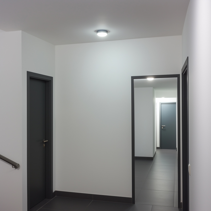 Brilagi - Βιομηχανικό φως οροφής LED SIMA LED/12W/230V IP65 μαύρο