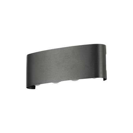 Brilagi - Εξωτερικό επιτοίχιο φωτιστικό LED FLAREBOX LED/8W/230V μαύρο IP65