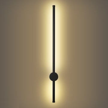 Brilagi - Εξωτερικό επιτοίχιο φωτιστικό AURA LED/12W/230V 3000K IP54 65 cm μαύρο
