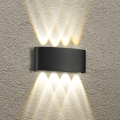 Brilagi - Εξωτερικό επιτοίχιο φωτιστικό LED FLAREBOX LED/8W/230V μαύρο IP65