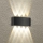 Brilagi - Εξωτερικό επιτοίχιο φωτιστικό LED FLAREBOX LED/8W/230V μαύρο IP65