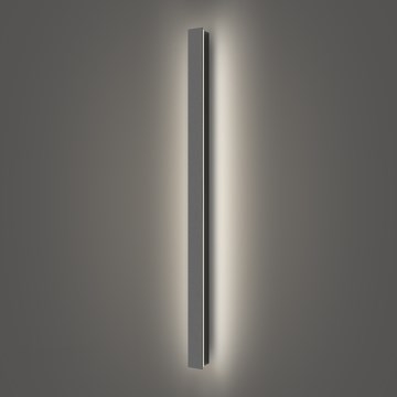 Brilagi - Εξωτερικό επιτοίχιο φωτιστικό LED LINEAR LED/22W/230V 4000K IP65 100 cm ανθρακί