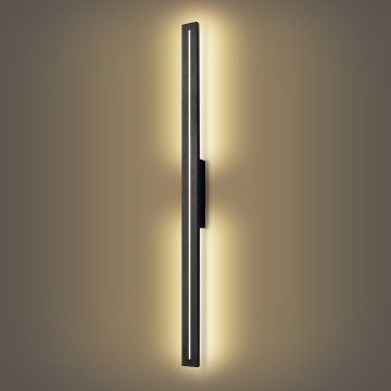 Brilagi - Εξωτερικό επιτοίχιο φωτιστικό LED LINEO LED/24W/230V 3000K IP65 100 cm μαύρο