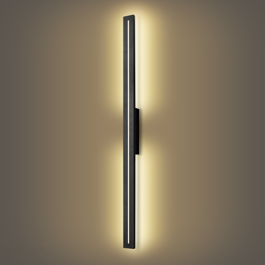 Brilagi - Εξωτερικό επιτοίχιο φωτιστικό LED LINEO LED/24W/230V 3000K IP65 100 cm μαύρο