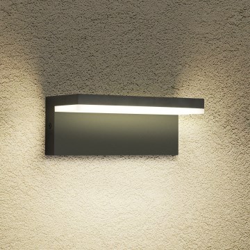 Brilagi - Εξωτερικό επιτοίχιο φωτιστικό LED TESSI LED/10W/230V μαύρο IP54