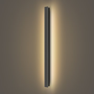 Brilagi - Εξωτερικό επιτοίχιο φωτιστικό LINEAR LED/22W/230V 3000K IP65 100 cm μαύρο