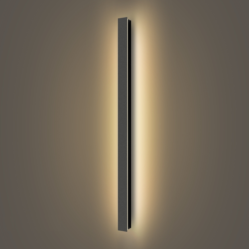 Brilagi - Εξωτερικό επιτοίχιο φωτιστικό LINEAR LED/22W/230V 3000K IP65 100 cm μαύρο