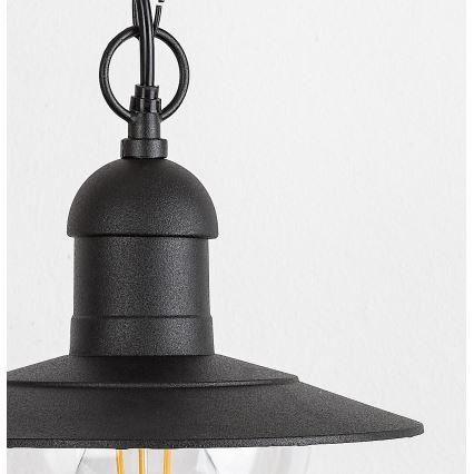 Brilagi - Εξωτερικό κρεμαστό φωτιστικό MOLDE 1xE27/60W IP44 μαύρο