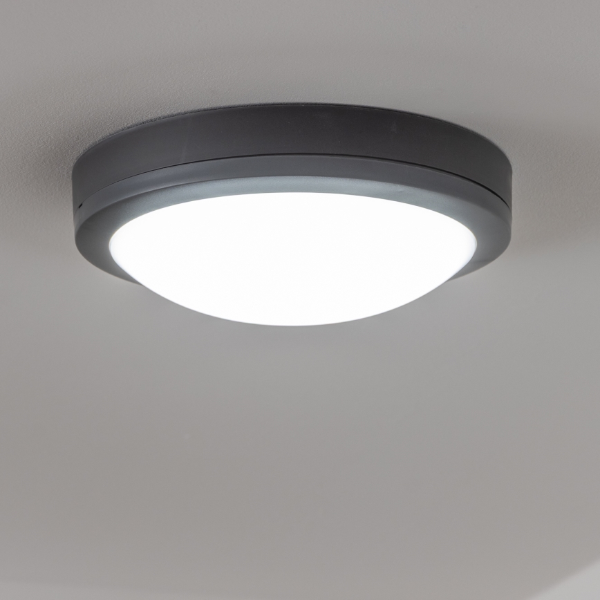 Brilagi - Εξωτερικό οροφής φωτιστικό LED/20W/230V διάμ. 23 εκ. IP54 ανθρακί