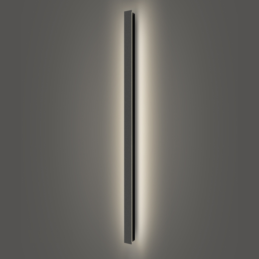 Brilagi - Εξωτερικό τοιχοφωτιστικό LED LINEAR LED/32W/230V 4000K IP65 140 cm μαύρο