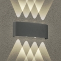 Brilagi - Επιτοίχιο φωτιστικό εξωτερικού χώρου LED FLAREBOX LED/8W/230V ανθρακί IP65