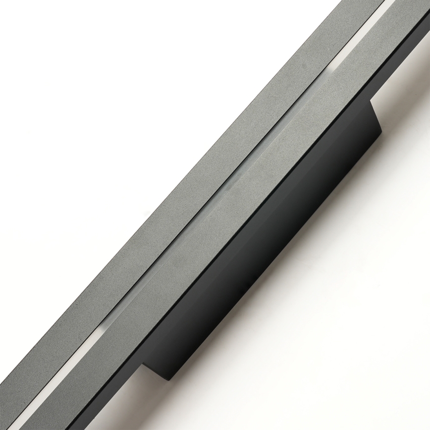 Brilagi - Επιτοίχιο φωτιστικό LED εξωτερικού χώρου LINEO LED/24W/230V 3000K IP65 100 cm μαύρο CRI 90
