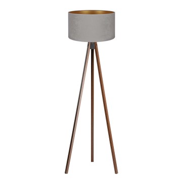 Brilagi - Επιδαπέδια λάμπα VELVET 1xE27/60W/230V βέγκε/γκρι