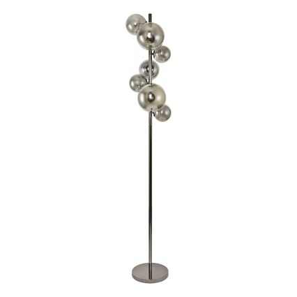 Brilagi - Επιδαπέδια λάμπα LED MILLA 7xG9/3W/230V γυαλιστερό χρώμιο/φιμέ