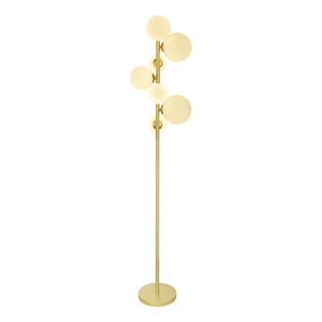 Brilagi - Επιδαπέδια λάμπα LED MILLA 7xG9/3W/230V χρυσό/λευκό