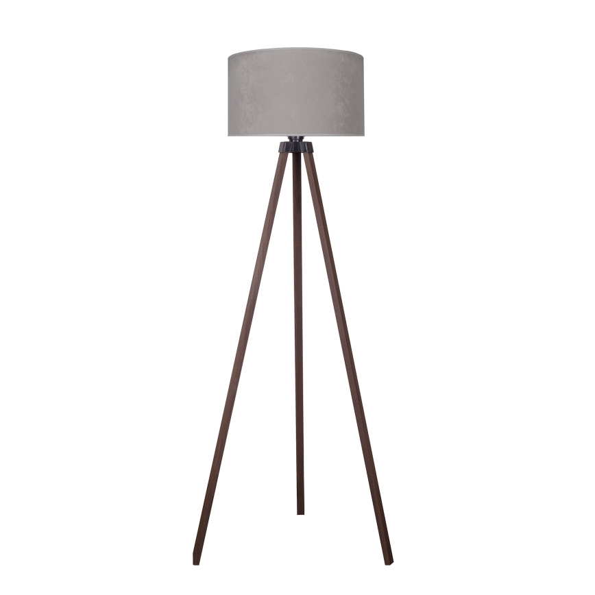 Brilagi - Επιδαπέδια λάμπα VELVET 1xE27/60W/230V καφέ/γκρι