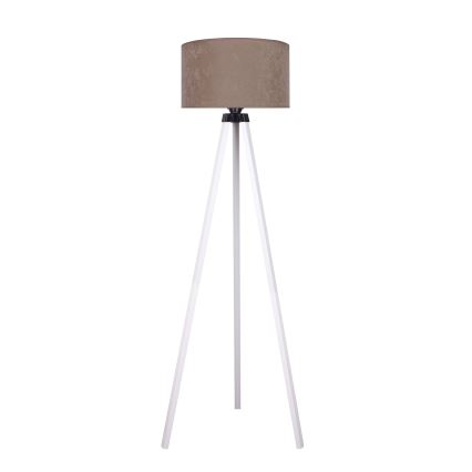Brilagi - Επιδαπέδια λάμπα VELVET 1xE27/60W/230V λευκό/μπεζ