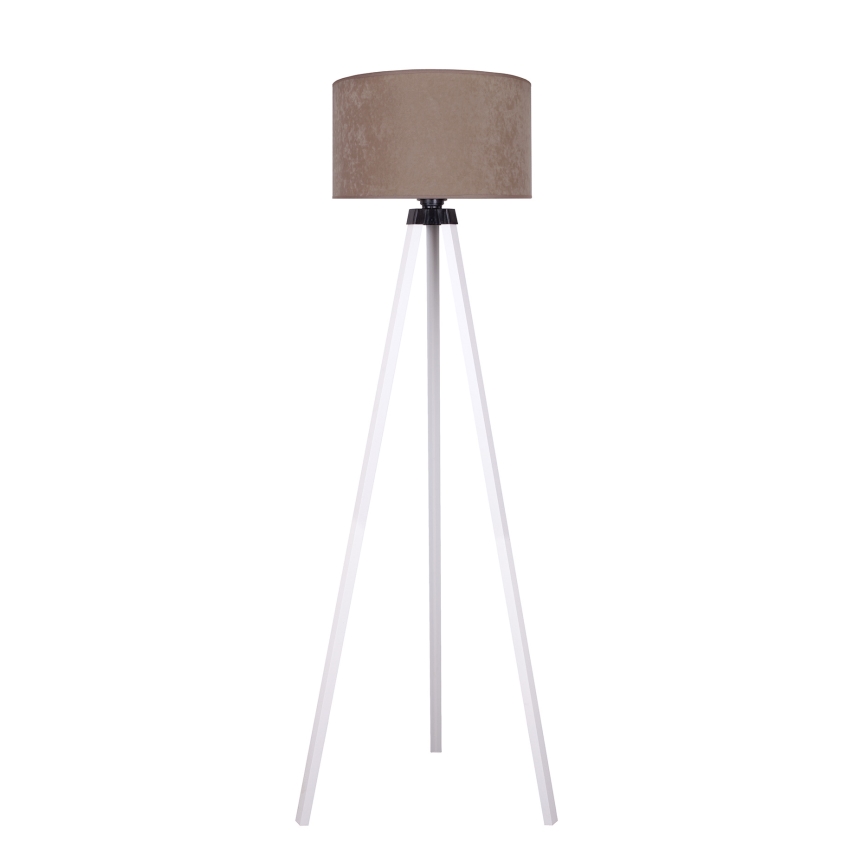 Brilagi - Επιδαπέδια λάμπα VELVET 1xE27/60W/230V λευκό/μπεζ