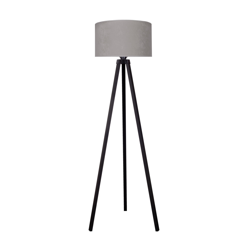 Brilagi - Επιδαπέδια λάμπα VELVET 1xE27/60W/230V μαύρο/γκρι