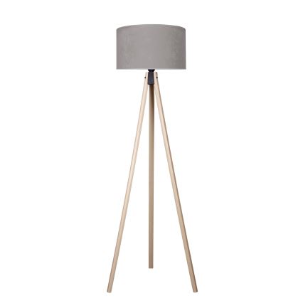 Brilagi - Επιδαπέδια λάμπα VELVET 1xE27/60W/230V μπεζ/γκρι
