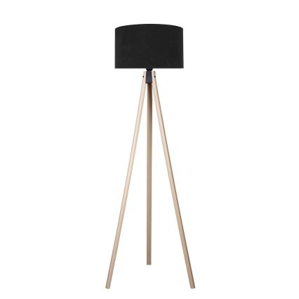 Brilagi - Επιδαπέδια λάμπα VELVET 1xE27/60W/230V μπεζ/μαύρο
