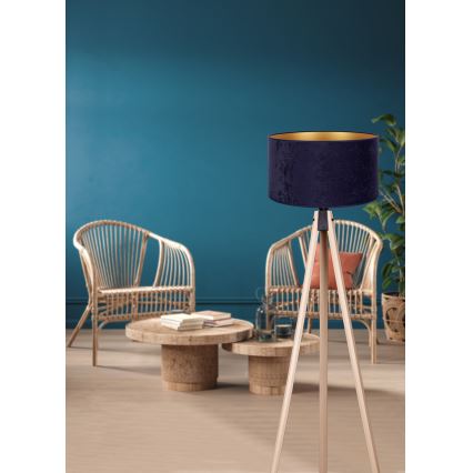 Brilagi - Επιδαπέδια λάμπα VELVET 1xE27/60W/230V μπεζ/μπλε