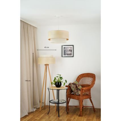 Brilagi - Επιδαπέδιο φωτιστικό ARIZONA BOHO 1xE27/15W/230V μπεζ