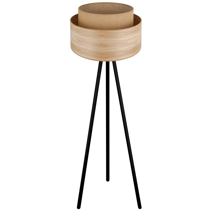 Brilagi - Επιδαπέδιο φωτιστικό MONTANA BOHO 1xE27/15W/230V καφέ/μαύρο