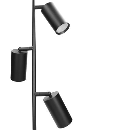 Brilagi - Επιδαπέδιο φωτιστικό SELE 3xGU10/30W/230V μαύρο