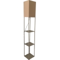 Brilagi - Επιδαπέδιο φωτιστικό με ράφια GRADUS 1xE27/40W/230V γκρι/μπεζ
