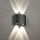 Brilagi - Επιτοίχιο LED φωτιστικό εξωτερικού χώρου FLAREBOX LED/4W/230V μαύρο IP65