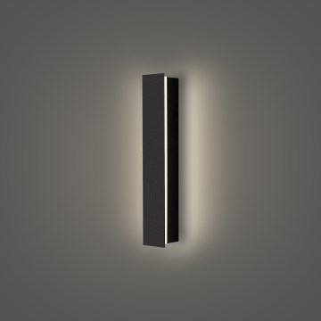 Brilagi - Επιτοίχιο LED φωτιστικό εξωτερικού χώρου LINEAR LED/8W/230V 4000K IP65 30 cm μαύρο