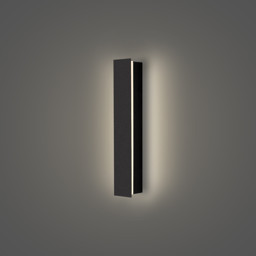 Brilagi - Επιτοίχιο LED φωτιστικό εξωτερικού χώρου LINEAR LED/8W/230V 4000K IP65 30 cm μαύρο