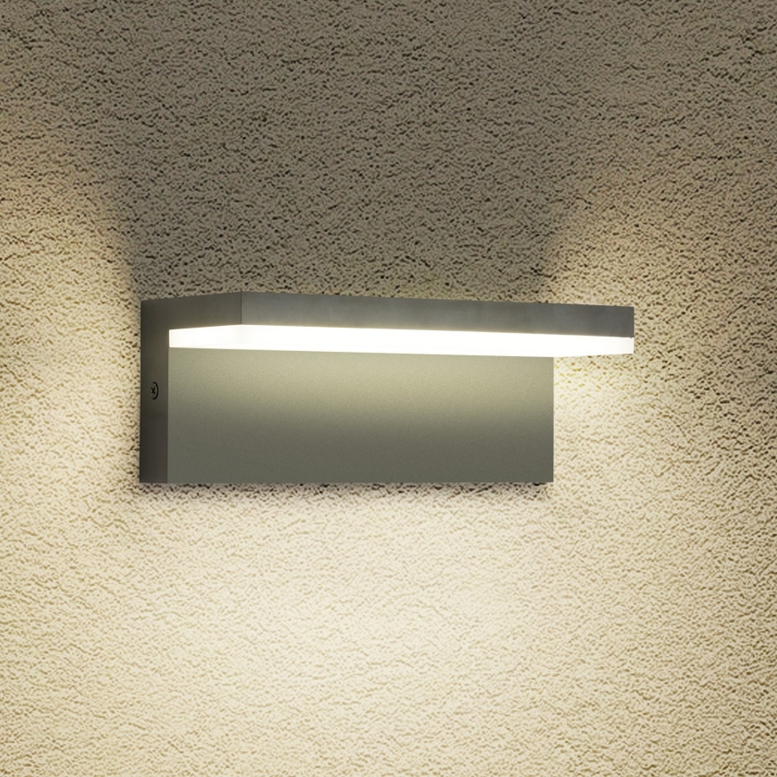 Brilagi - Επιτοίχιο LED φωτιστικό εξωτερικού χώρου TESSI LED/10W/230V ανθρακί IP54