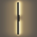Brilagi - Επιτοίχιο φωτιστικό LED εξωτερικού χώρου LUNA LED/24W/230V 3000K IP65 100 cm μαύρο