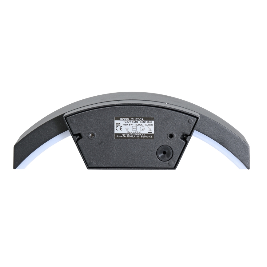 Brilagi - Επιτοίχιο φωτιστικό εξωτερικού χώρου LED ARCELO LED/8W/230V IP54